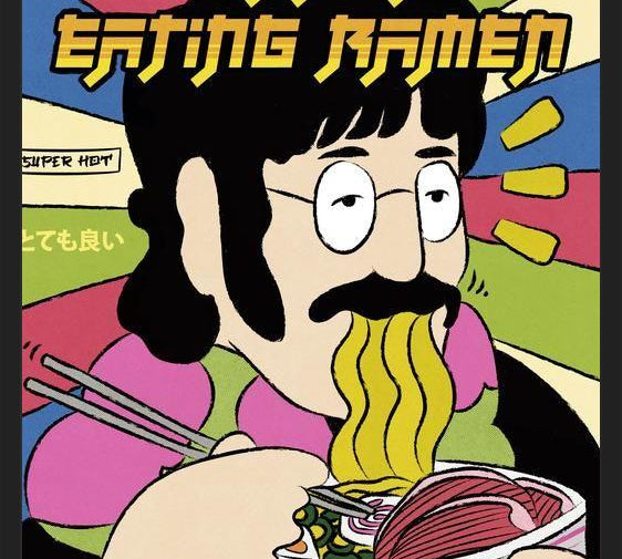 Cuadro Lennon Eating Ramen