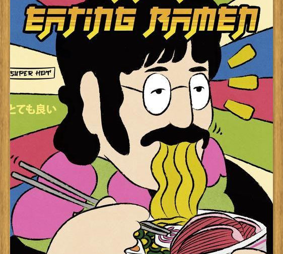 Cuadro Lennon Eating Ramen