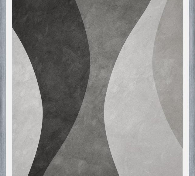 Cuadro Colección Ondas - Negro Y Blanco