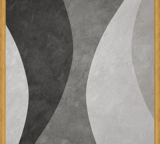 Cuadro Colección Ondas - Negro Y Blanco