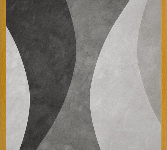 Cuadro Colección Ondas - Negro Y Blanco