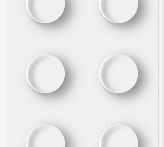Cuadro Brick Toy - White