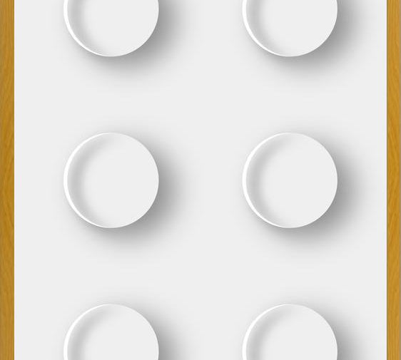 Cuadro Brick Toy - White