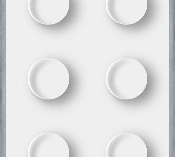 Cuadro Brick Toy - White