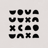 Canvas Earth Collection - Pattern Cross Square