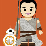 Canvas Rey e BB8 Toy