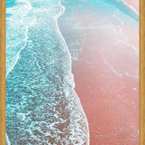 Cuadro Sea Blue and Rose Gold