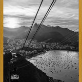 Cuadro Views from Sugar Loaf - cable car