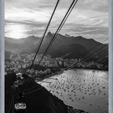 Cuadro Views from Sugar Loaf - cable car