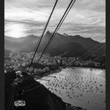 Cuadro Views from Sugar Loaf - cable car