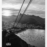 Cuadro Views from Sugar Loaf - cable car