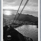 Cuadro Views from Sugar Loaf - cable car