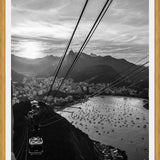 Cuadro Views from Sugar Loaf - cable car