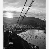 Cuadro Views from Sugar Loaf - cable car