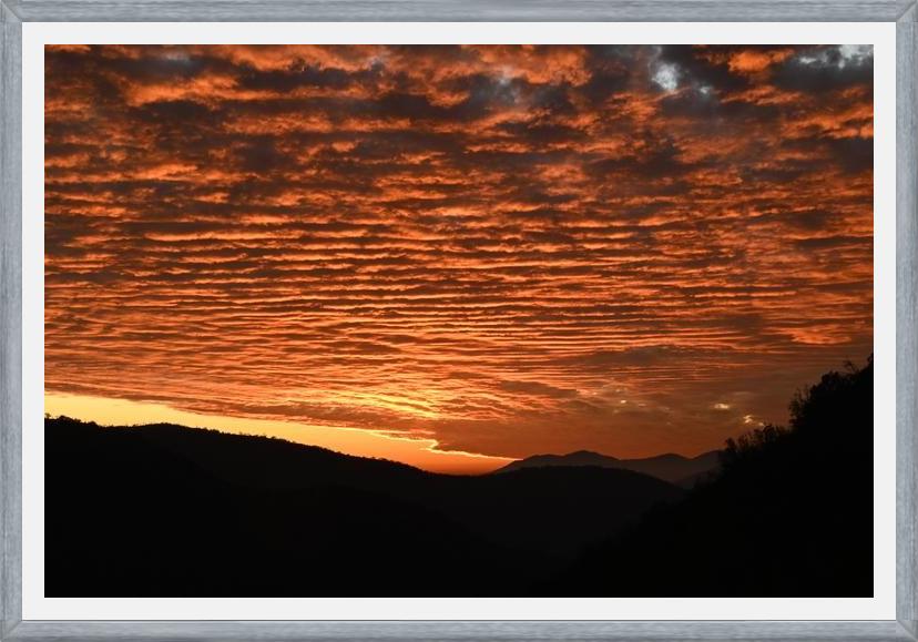 Cuadro Cielo de atardecer