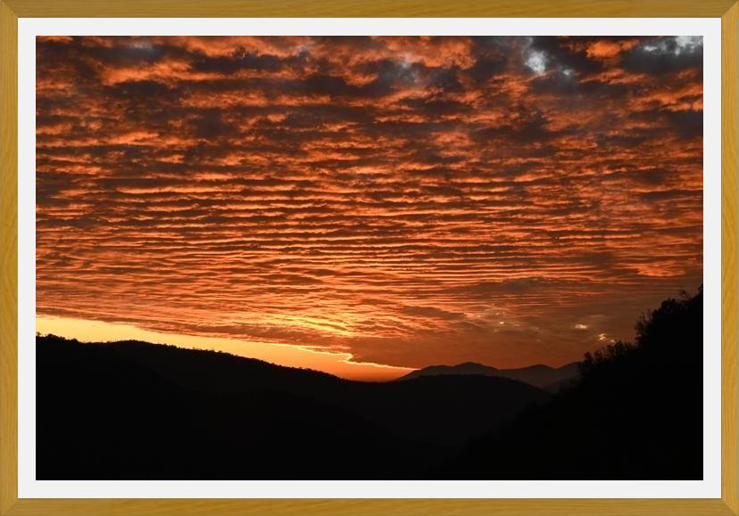Cuadro Cielo de atardecer