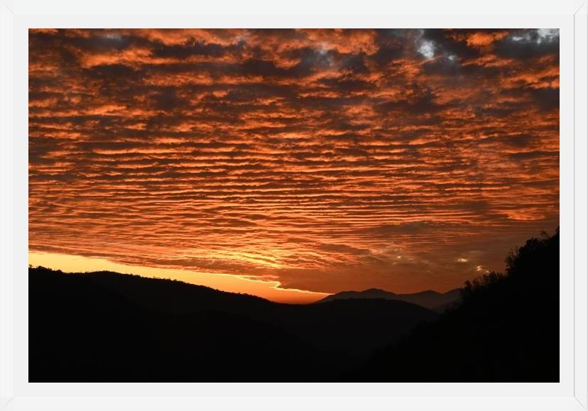 Cuadro Cielo de atardecer