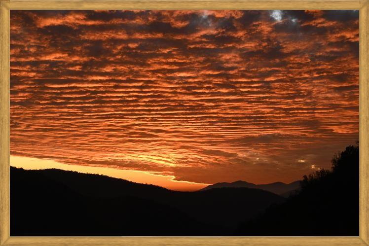 Cuadro Cielo de atardecer