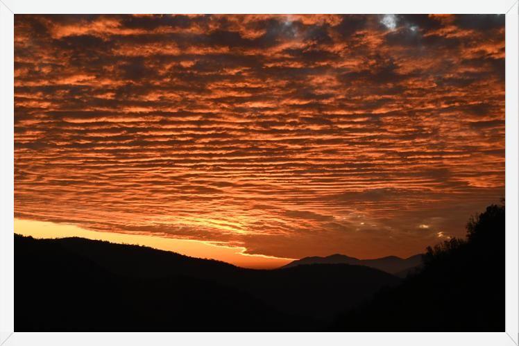 Cuadro Cielo de atardecer