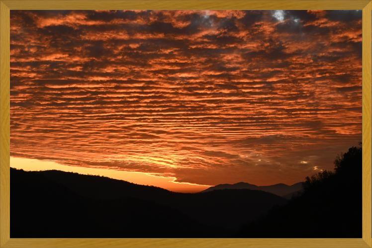 Cuadro Cielo de atardecer
