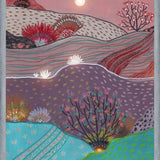 Cuadro Boho Hills And Full Moon
