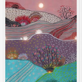Cuadro Boho Hills And Full Moon