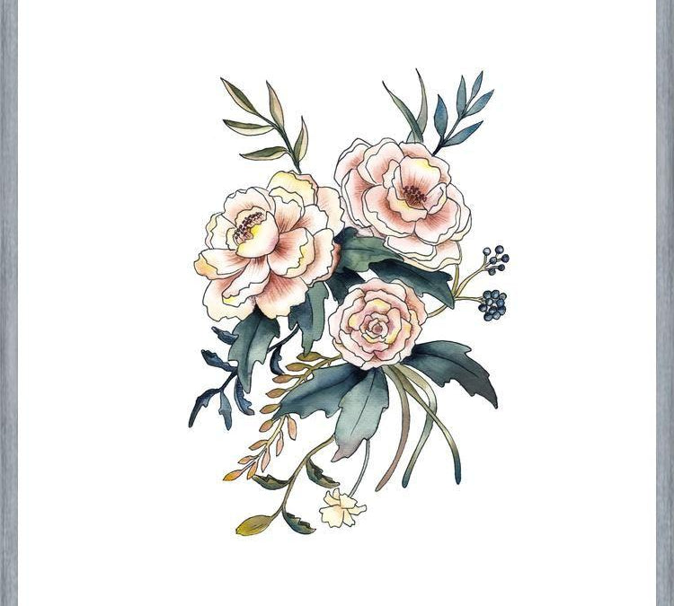 Cuadro Flores Rosadas