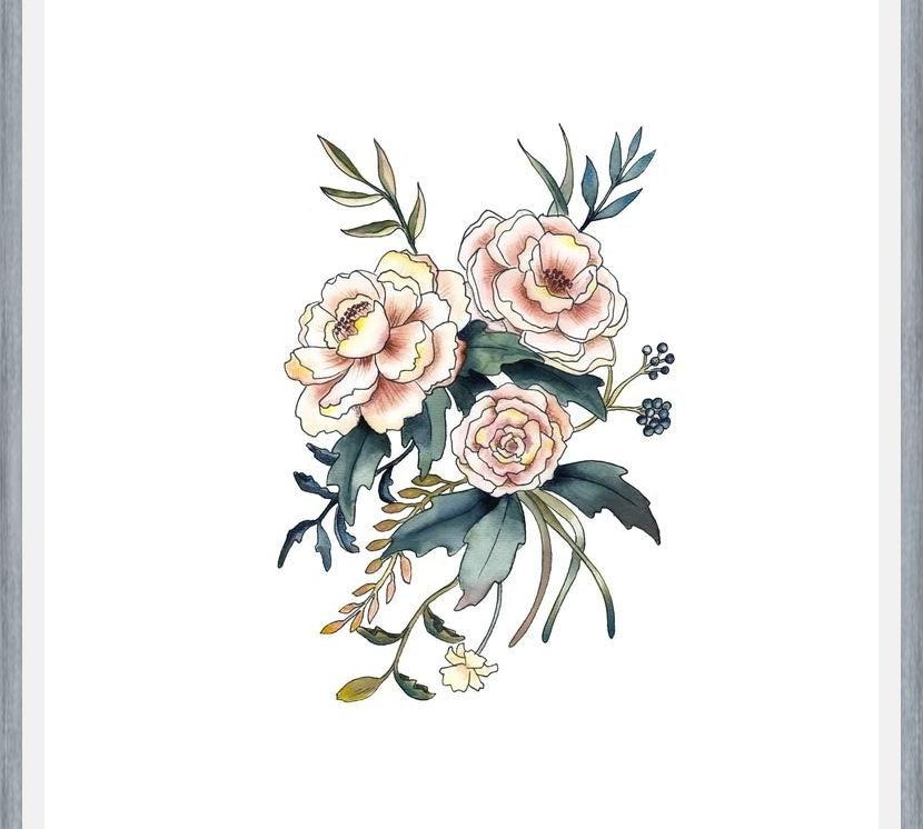 Cuadro Flores Rosadas