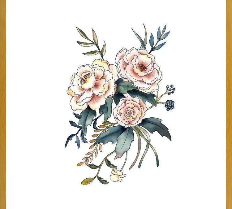 Cuadro Flores Rosadas