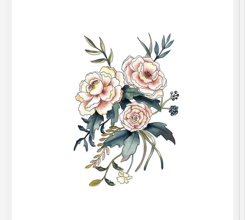 Cuadro Flores Rosadas
