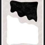 Cuadro Black and White Organic Waves