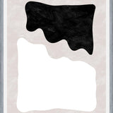 Cuadro Black and White Organic Waves