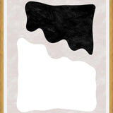 Cuadro Black and White Organic Waves