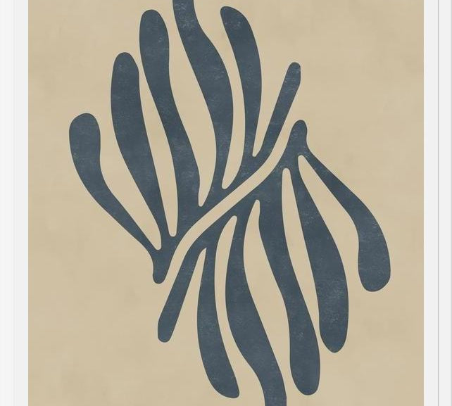 Cuadro Abstract Leaf HM II