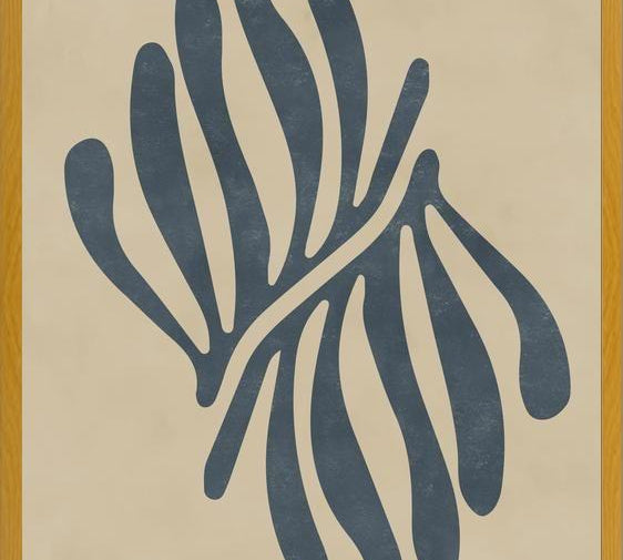 Cuadro Abstract Leaf HM II