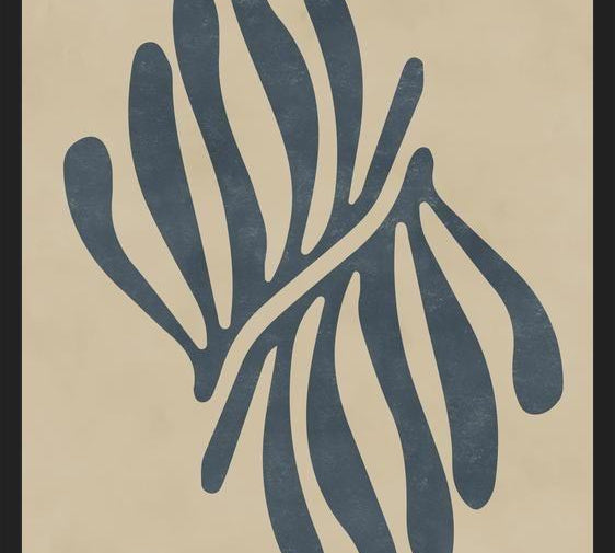 Cuadro Abstract Leaf HM II
