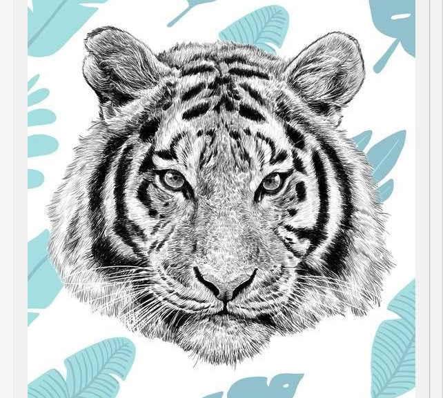 Cuadro Tropical Tiger