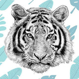 Canvas Tropical Tiger