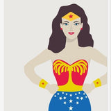 Cuadro Superheroina