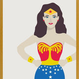 Cuadro Superheroina