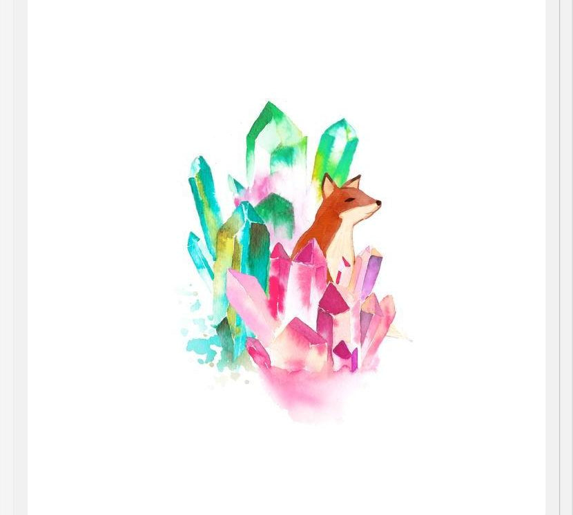 Cuadro Crystal Forest I