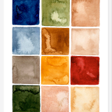 Cuadro Ciudad - Paleta de Colores Acuarela