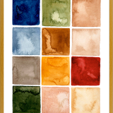 Cuadro Ciudad - Paleta de Colores Acuarela