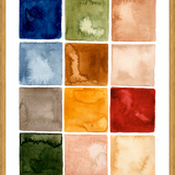 Cuadro Ciudad - Paleta de Colores Acuarela