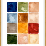 Cuadro Ciudad - Paleta de Colores Acuarela
