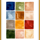 Cuadro Ciudad - Paleta de Colores Acuarela