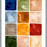 Cuadro Ciudad - Paleta de Colores Acuarela