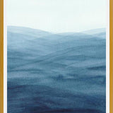 Cuadro Watercolor abstract waves