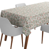 Mantel de Hule Botanical Red