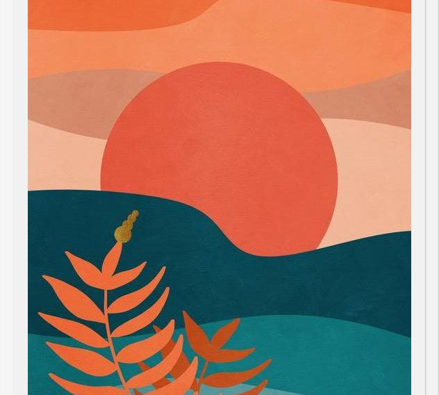 Cuadro A tropical landscape 1